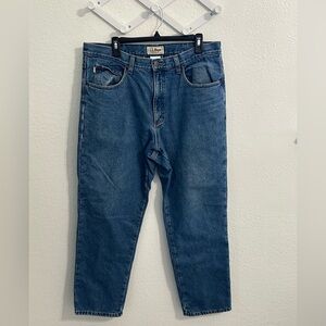 L.L. Bean Classic Fit Jeans | 36x30 | Flannel Lined | Straight Leg Denim